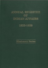 Annual Register of Indian Affairs book cover