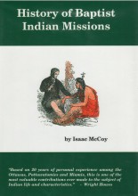 History of Baptist Indian Missions dust jacket front