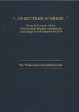 To Set Them in Order book cover