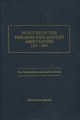 Minutes of the Philadelphia Association book cover